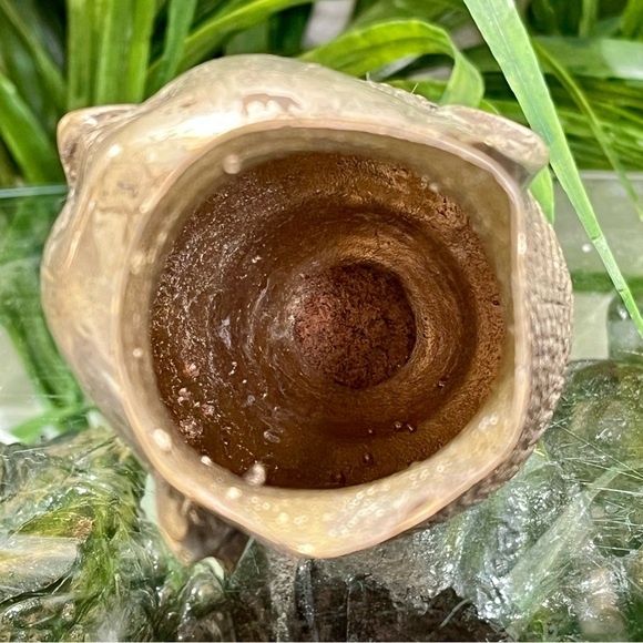 Silver Buddha Head Sculpture - Metal 7” Tall - Picture 9 of 10